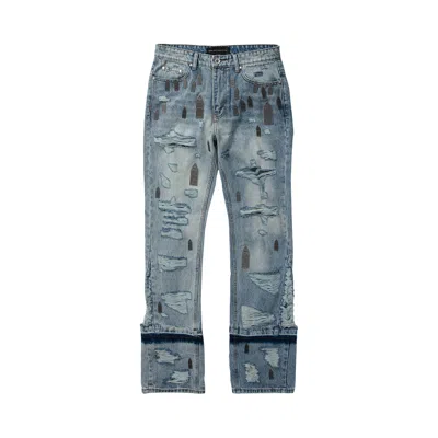 Pre-owned Who Decides War Amplified Gnarly Denim 'sky' | Blue | Men's Size 34