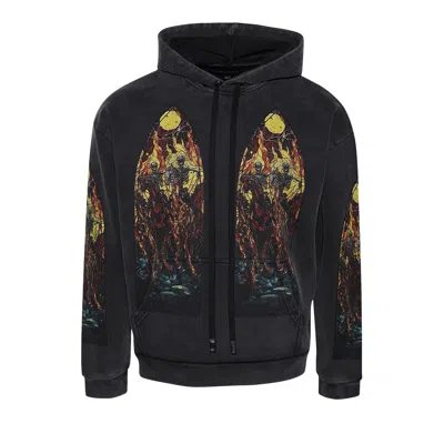 Pre-owned Who Decides War Anvil Hooded Pullover 'coal' | Grey | Men's Size Xxl In Gray