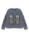 Who Decides War Indigo Apparent Crewneck Sweatshirt In Blue