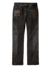 Who Decides War Appliqué Frayed Jeans In Multi