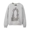 Who Decides War Gray Arc Mirror Sweatshirt In Vintage Gray