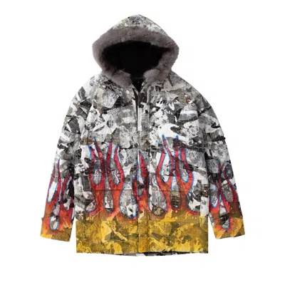 Pre-owned Who Decides War Artic Flame Parka 'multicolor' | Multi-color | Men's Size L