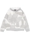 Who Decides War Gray Atom Pullover Hoodie In Grey