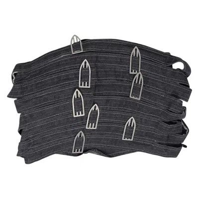 Pre-owned Who Decides War Bandeau Crop Top 'indigo' | Blue | Women's Size L