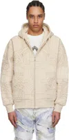 Who Decides War X Pelle Pelle Cathedral Hoodie In Cream