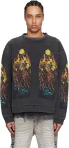 Who Decides War Black Anvil Crewneck Sweater In Black