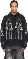 Who Decides War Calla Window Hooded Pullover In Black