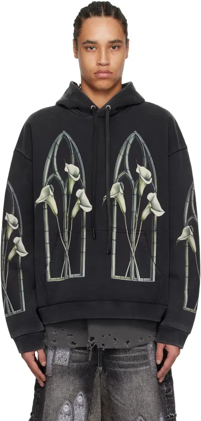 WHO DECIDES WAR BLACK CALLA WINDOW HOODIE