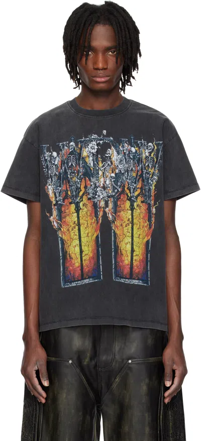 Who Decides War Black Ember Chapel Short Sleeve T-shirt In Multicolor