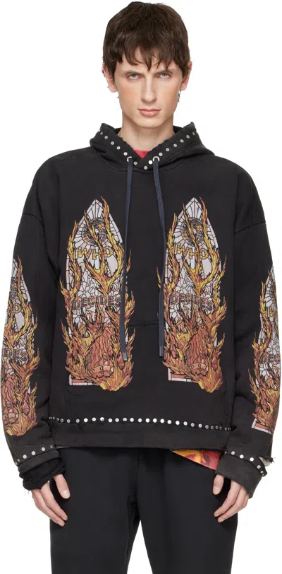 WHO DECIDES WAR BLACK HARDWARE HOODIE
