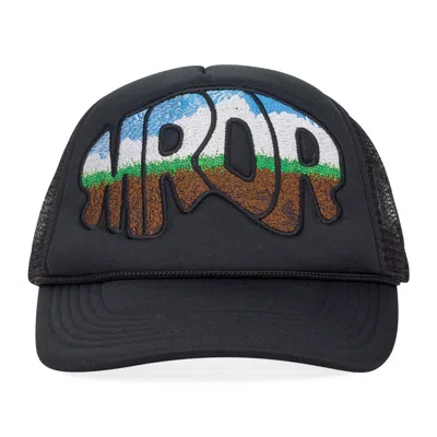 WHO DECIDES WAR BLACK MRDR TRUCKER BASEBALL CAP