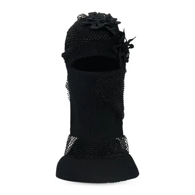 Who Decides War Black Overlay Face Mask Baseball Cap