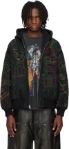 Who Decides War Black Pelle Pelle Edition Monument Hoodie In Multi
