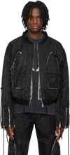 Who Decides War Black String Theory Bomber Jacket In Coal