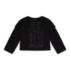 Who Decides War Black Winged Long Sleeve T-shirt In Black