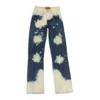 Who Decides War Bleached Signature Denim - Indigo/white In Blue