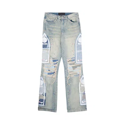 Pre-owned Who Decides War Blown Denim 'sky' | Blue | Men's Size 30