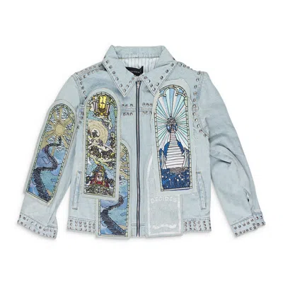 Who Decides War Blue Eternity Denim Jacket
