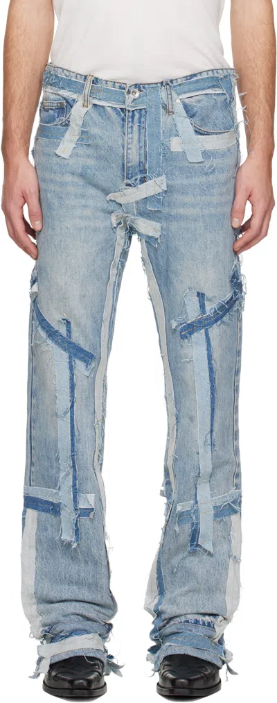 WHO DECIDES WAR BLUE EXPOSURE JEANS
