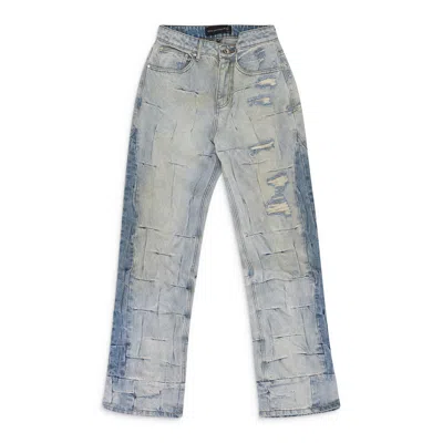 Who Decides War Gathered Straight-fit Jeans In Blue