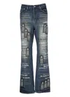 Who Decides War Scripture Jeans In Blue
