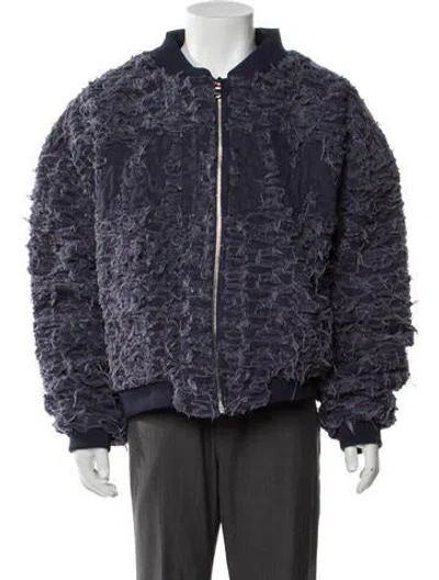 Pre-owned Who Decides War Bomber Jacket In Blue