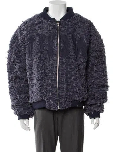 Pre-owned Who Decides War Bomber Jacket In Blue