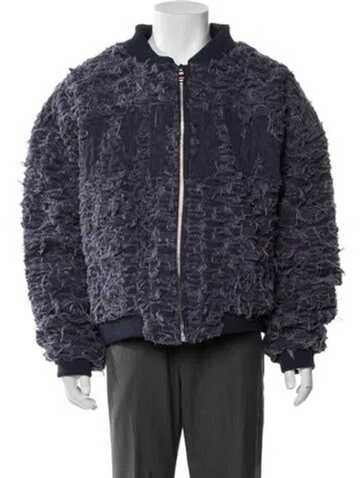 Pre-owned Who Decides War Bomber Jacket In Blue
