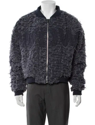Pre-owned Who Decides War Bomber Jacket In Blue