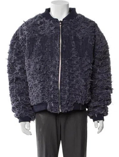 Pre-owned Who Decides War Bomber Jacket In Blue