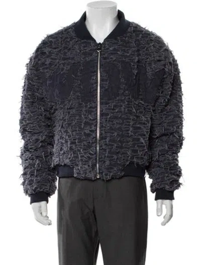Pre-owned Who Decides War Bomber Jacket In Blue