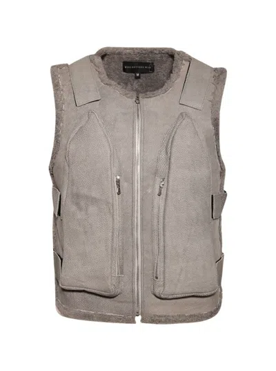 Who Decides War Bullet Point Vest Vintage Grey