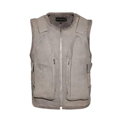 Pre-owned Who Decides War Bullet Point Vest 'vintage Grey' In Gray