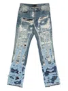 Who Decides War Buttoned Jeans In Blue