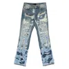 Who Decides War Buttoned Jeans In Blue