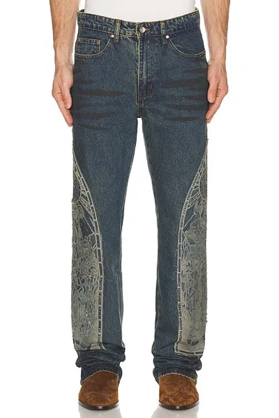 Who Decides War By Ev Bravado Mechanic Denim Pants In Blue
