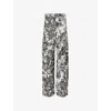 Who Decides War By Ev Bravado Mens Micros Distressed Camouflage Cotton Trousers Grey