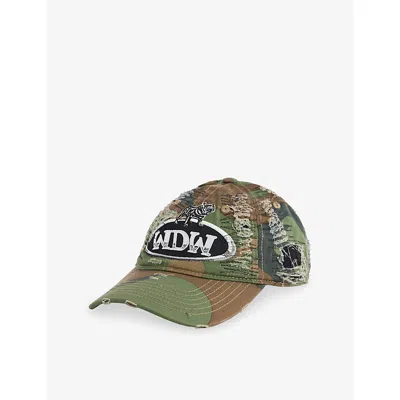 Who Decides War By Ev Bravado Mens Dale Camo Cotton Baseball Cap In Green