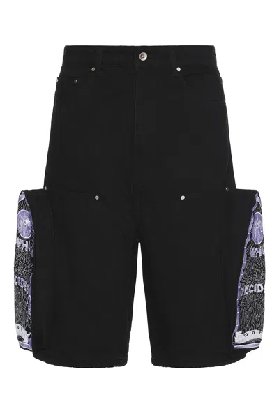 WHO DECIDES WAR BY EV BRAVADO SIDE EMBROIDERY SHORT