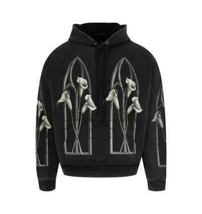 Who Decides War Calla Window Hooded Pullover In Black