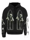 Who Decides War Calla Window Hoodie In Black