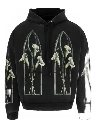 Who Decides War Calla Window Hoodie In Black