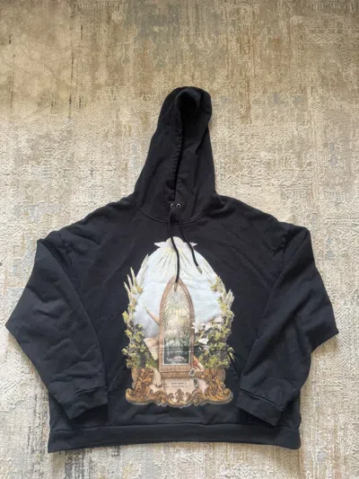 Pre-owned Who Decides War Cathedral Hoodie In Black