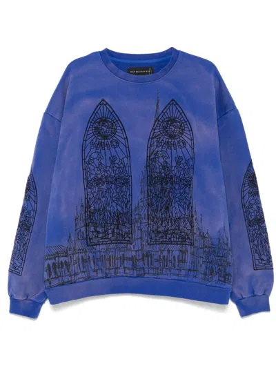 Who Decides War Blue Cathedral Sweatshirt