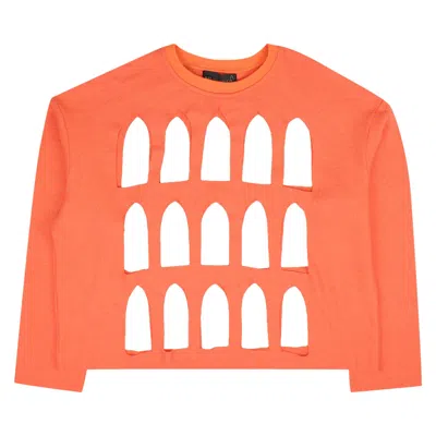 Pre-owned Who Decides War Colloseum Sweater 'orange' | Men's Size Xl