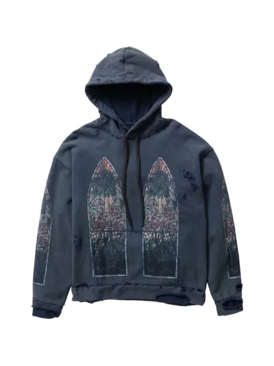 Who Decides War Cotton Hoodie In Blue