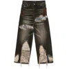 Who Decides War Low-rise Organza-overlay Jeans