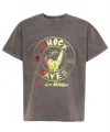 Who Decides War Embroidered-shock-waves T-shirt In Gray