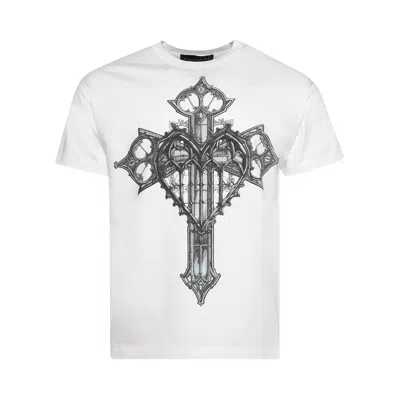 Pre-owned Who Decides War Crossed Heart Short-sleeve Tee 'cloud' | White | Men's Size L