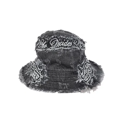 Pre-owned Who Decides War Crown Of Thorns Bucket Hat 'black' | Men's Size Onesize